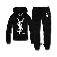 Ysl Women Logo Print Tracksuits Sport Suits Sweat Suit