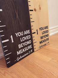 This Custom Wooden Growth Chart Ruler For Marking Your