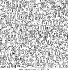 Download house drawing stock photos. Pattern Hand Drawn Vector Photo Free Trial Bigstock