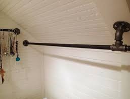 Sloped Ceiling Closet Rod Bracket Attic Rooms Wall Closet Closet Rod