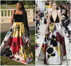 Williams and markle have been friends for several years, and in a new interview on good morning america, williams took the opportunity to offer her wedding advice to. Serena Williams In Valentino Royal Wedding Reception Fashionsizzle