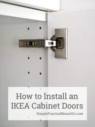 Poke a finishing nail through the cardboard at the point where the two measurements intersect. How To Attach An Ikea Sektion Cabinet Door Simple Practical Beautiful