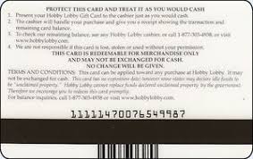 The recipient redeems online and receives the gifted funds. Gift Card Hobby Lobby Hobby Lobby United States Of America Hobby Lobby Col Us Hl 067a