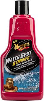 Try and avoid hitting any window. Amazon Com Meguiar S Water Spot Remover Water Stain Remover And Polish For All Hard Surfaces A3714 16 Oz Automotive