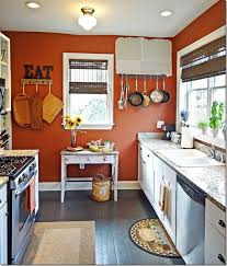 Orange Decor To Brighten Up Any Living Space And Give A Vintage Feel In 2020 Orange Kitchen Decor Burnt Orange Kitchen Orange Kitchen Walls