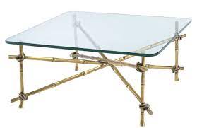 Look for these motifs to be integrated into brass table bases and play up their shimmer by. Casa Padrino Luxury Coffee Table Vintage Brass 70 X 70 X H 32 5 Cm Brass Coffee Table With Glass Top Luxury Furniture