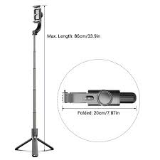 Creative pvc gimbal stabilizer for camera and phone. 3 In 1 Phone Gimbal Stabilizer Selfie Stick Tripod 86cm 5 Section With Remote Shutter Phone Clamp Smart Rotatable Compatible With Smartphones Walmart Canada