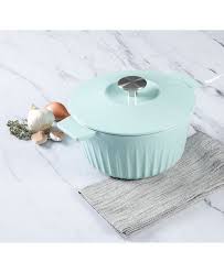 Dutch oven, $80 (was $200), macys.com. Martha Stewart Collection 3 Qt Enameled Cast Iron Dutch Oven Reviews Cookware Kitchen Macy S
