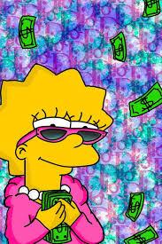 Let's paint lisa simpson coloring page do you like the simpsons coloring pages? Lisa Simpson Dior Artsirsky Paintings Prints Abstract Color Artpal