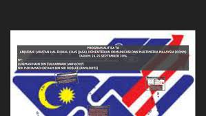 Click the register link above to proceed. Program Alif Ba Ta By Nik Mohamad Idzham Bin Nik Roslee