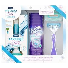 Razor blades are crafted and honed in the usa. Get The Schick Hydro Silk Trim Style Gift Set Including 1 Razor 2 Blade Refills 1 Disposable Razor 1 Skintimate Shave Gel And 1 Travel Cap From Walmart Now Accuweather Shop
