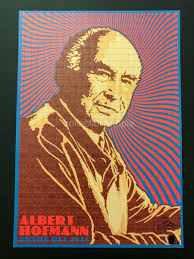 Chuck Sperry 2021 Albert Hofmann Bicycle Day Limited Blotter Art Print  Poster