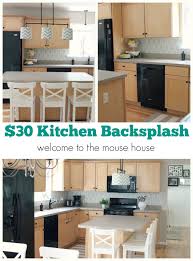 15 wallpaper backsplashes that'll transform your kitchen. Easy Kitchen Backsplash 30 Target Wallpaper Welcometothemousehouse Com
