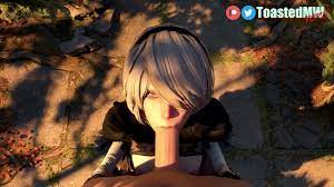 Yorha 2B blowjob pov - Nier Automata - SFM Compile