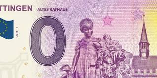 Bargeldgeschäfte lassen sich ihr vorschlag: Gottingens Erster Null Euro Schein Vorgestellt