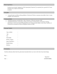 Therefore, on this page you'll find. Ca Articleship Resume Sample Example Template Download Now Resume Samples Projects Download Now