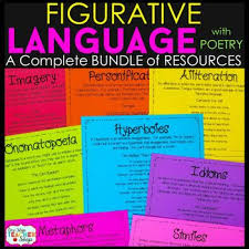 Figurative Language With Poetry Figurative Language Figurative Language Unit Figurative Language Poetry