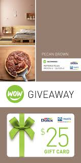 One such gift card is a visa gift card. Gift Card Giveaway Dulux Peppered Pecan Dulux Gift Card Giveaway 25th Gifts
