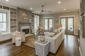 It's interesting how the wall color has a chameleon quality in this room. Pin By Dawn Nelson On Living Room Ideas Grey Walls Living Room Living Room Grey Living Room Remodel
