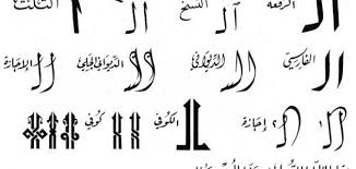 أنواع الخط العربي موضوع