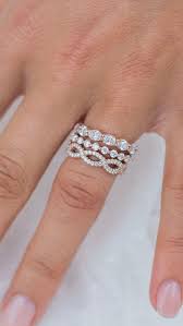 Seraphina Infinity Twist Moissanite Eternity Wedding Or Etsy Raw Crystal Stud Earrings Infinity Diamond Ring Pink Morganite Engagement Ring