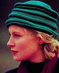 Knitted Hat Pattern Digital Download Vintage Knitting Pattern