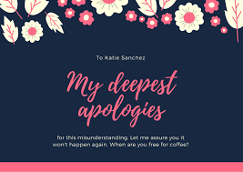 See more ideas about apology cards, cards, greeting cards. Free Printable Customizable Apology Card Templates Canva