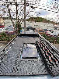 Roof Rack All Aluminum Safari Style 2019 Sprinters Owl Van Engineering Van Roof Racks Roof Rack Van Conversion Roof