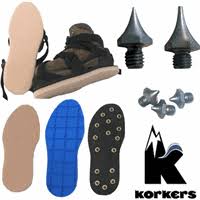 Usually, the names of the models will represent the event for which they are worn. Korkers Roofing Shoes
