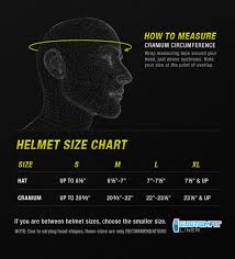 Riddell Sizing Chart Sunvalco Athletic