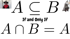 Set Theory Proof A Is A Subset Of B If And Only If A Intersect B A Math Videos Theories Intersecting