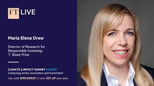 Professional clients only: Maria Drew, Director of Research for Responsible  Investing, will be speaking at this year's Financial Times Climate & Impact  Summit Europe (21 & 22 May in London) about the… |
