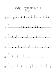 Reading Rhythms Clapping Quarter Notes And Rests Download Pdf File Sheet Music Pdf Print Sheet Music Rhythms