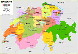 Switzerland is an alpine nation that is officially known as the swiss. Switzerland Maps Maps Of Switzerland