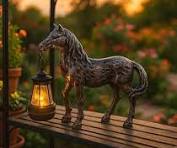 Amazon.com: ORFOFE Horse Model Decor Life-Like Simulation ...