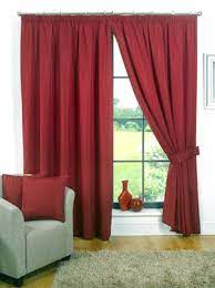 Clayton Ready Made Lined Curtains Red His Regal Red Shade Would Look Best Mixed With Light Creams Or Other Warm Shades T Red Curtains Lined Curtains Curtains