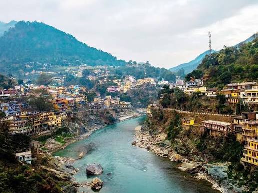 Rudraprayag town in Uttarakhand