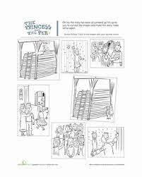 The Princess And The Pea Story Worksheet Education Com Princess And The Pea Fairy Tale Activities Fairy Tales Preschool