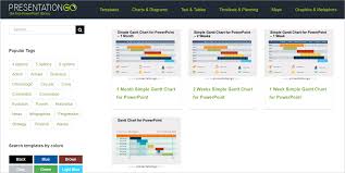 free gantt chart templates for powerpoint presentations