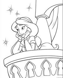 Free printable aladdin coloring pages for kids. Disney Aladdin Coloring Pages Princess Jasmine Coloring4free Coloring4free Com