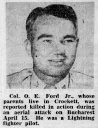 COL Oliver Edwin “Obbie” Ford Jr. (1911-1944)