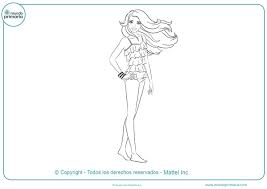 Dibujos De Barbie Para Colorear Imprimir Y Pintar En 2021 Barbie Para Colorear Barbie Barbie Sirena