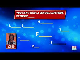 You Can T Have A School Cafeteria Without America Says Game Show Network Youtube Game Show Game Show Network New Christmas Games