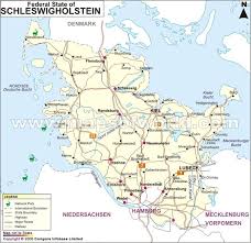Schleswig Holstein Map Map Of Schleswig Holstein Germany Germany Map Schleswig Holstein Germany