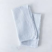 Fog Blue Linen Napkins Set Of 2 On Food52