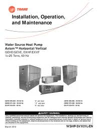 I cant seem to get a whole diagram anywhere from heatpump to airhandler/furnace to thermostat. Trane Gehe Installation And Maintenance Manual Pdf Download Manualslib