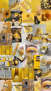 ˚ℒℴѵℯ cjf retro aesthetic, aesthetic collage, shades of yellow. Yellow Aesthetic Collage Wallpapers