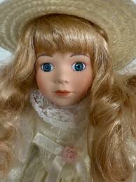 Promenade Collection Dolls Victoria Promenade Collection "VICTORIA" Fine  Bisque Porcelain Doll Collectable