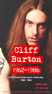 Remembering Cliff Burton! He was a bassist for Metallica! #rip #cliffburton  #metallica #forwhomthebelltolls #seekanddestroy #one #learnontiktok