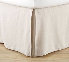 Frequent special offers and discounts up to 70% off for all products! Belgian Flax Linen Bed Skirt With Side Pleats Pottery Barn